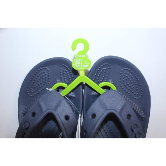 Crocs Adult Baya ll Flip Flop Sandals M6 W8 Blue Iconic Comfort Slide On Casual - Picture 3 of 9